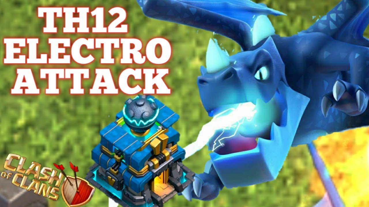 TH12 ELECTRO DRAGON ATTACK STRATEGY  || CLASH OF CLANS STRATEGY || BEST TH12 FARMING ATTACK STRATEGY