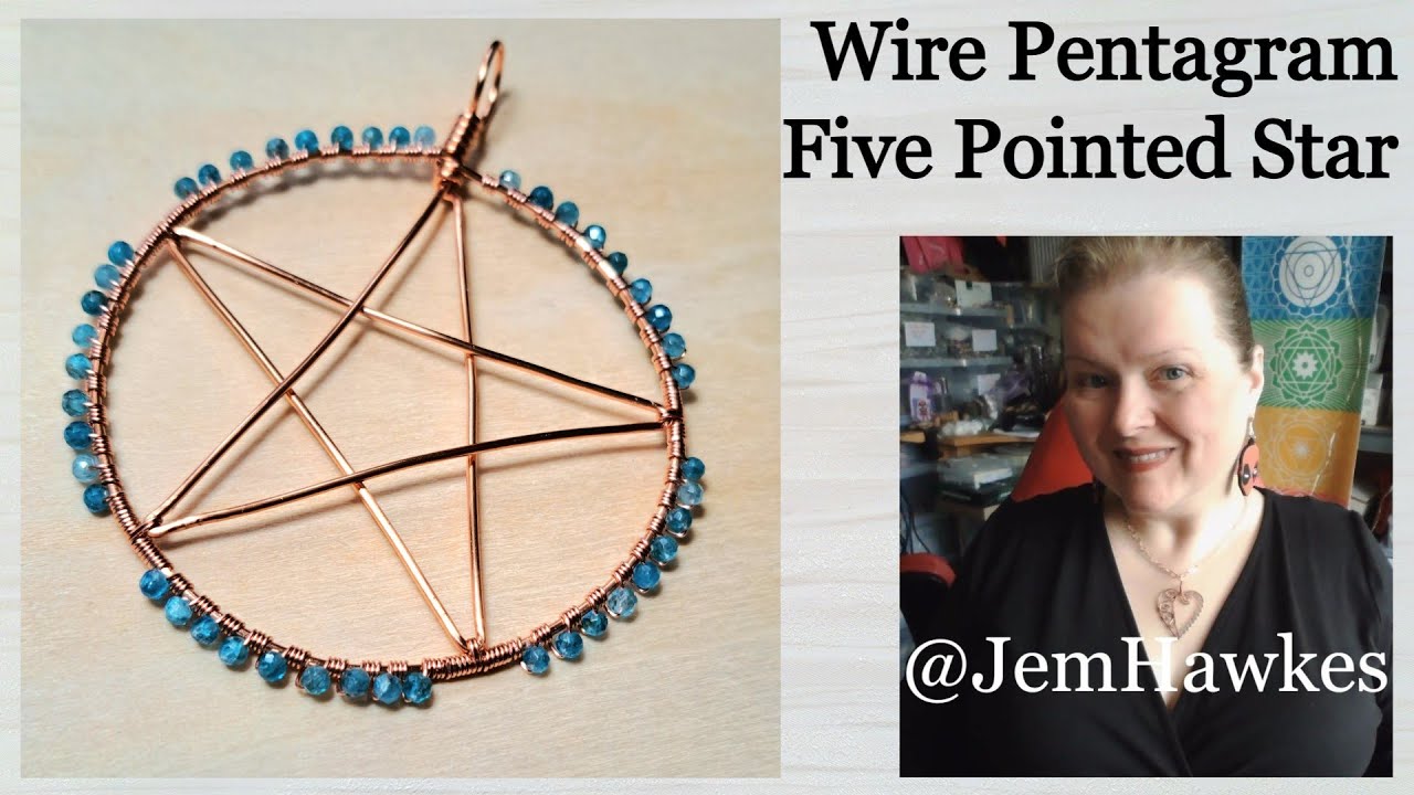 Five Pointed Wire Star | Pentagram | Make Wire Jewellery with Jem Hawkes | Free Jewelry Tutorial