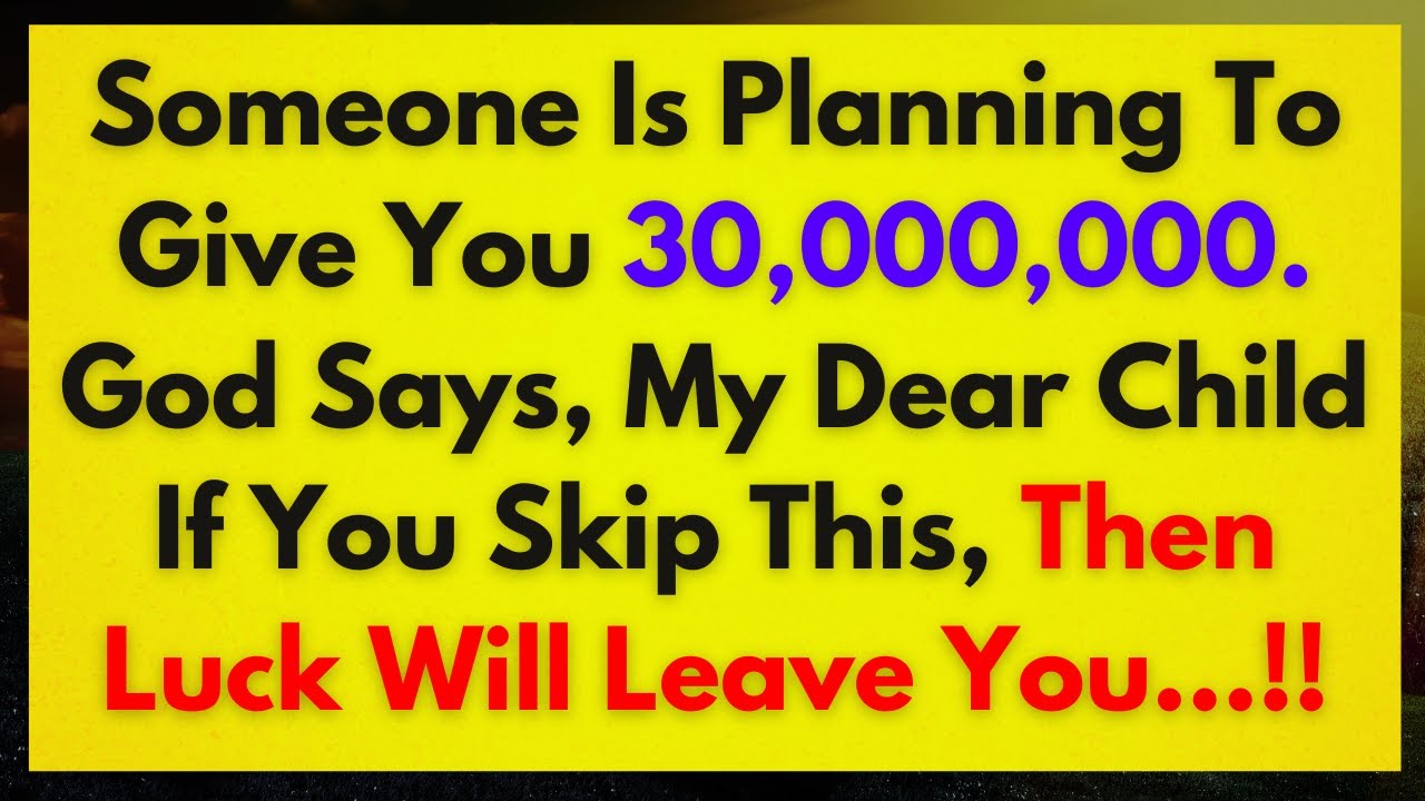 💌 God Says: You're Going To Be Very Rich, Listen Carefully... | Lord Jesus Helps