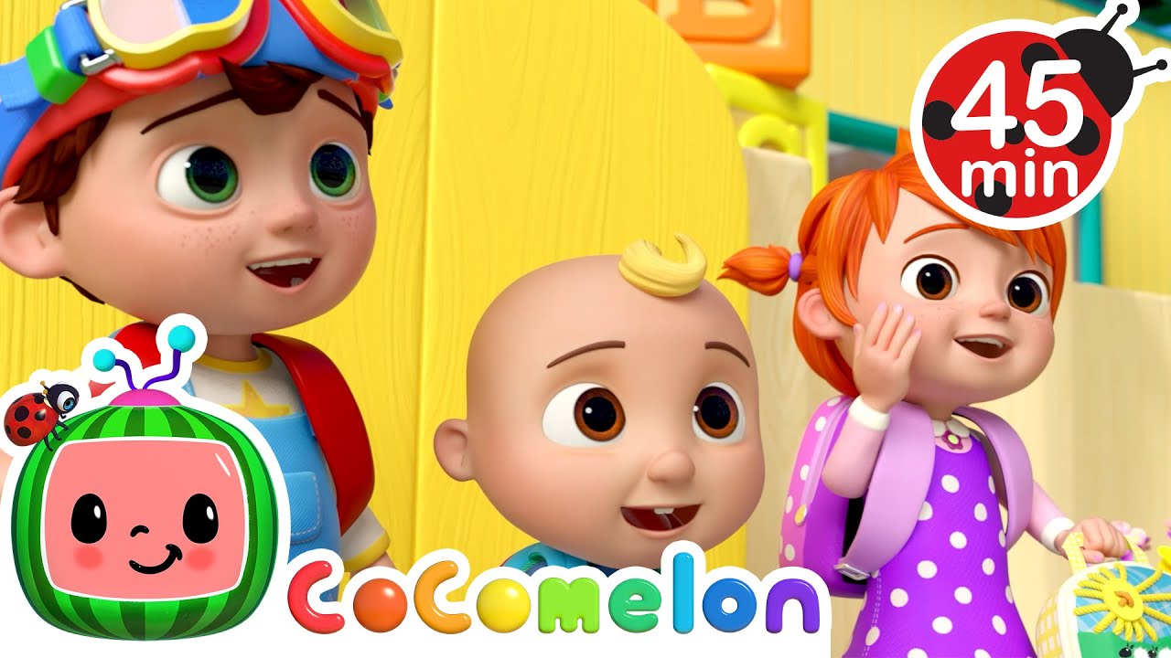 ✏️Get Ready for School With JJ!🎒 | CoComelon | Moonbug Kids - Play Outside with Friends