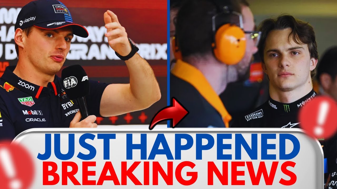 VERSTAPPEN BOMBSHELL: “PIASTRI SOLD HIS SOUL TO MCLAREN” — PADDOCK SHOCK - f1 news