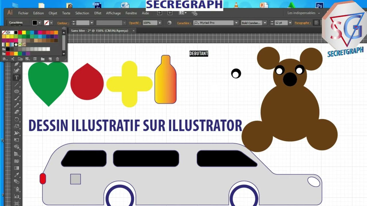 Tuto pour débutant sur Illustrator