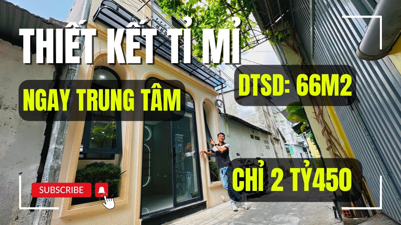 (Đã bán) Nhà Phố NHa Trang | 2 Mặt Đường Thông Thoáng Thiết Kế Hiện Đại Ngay Trung Tâm Phố Biển