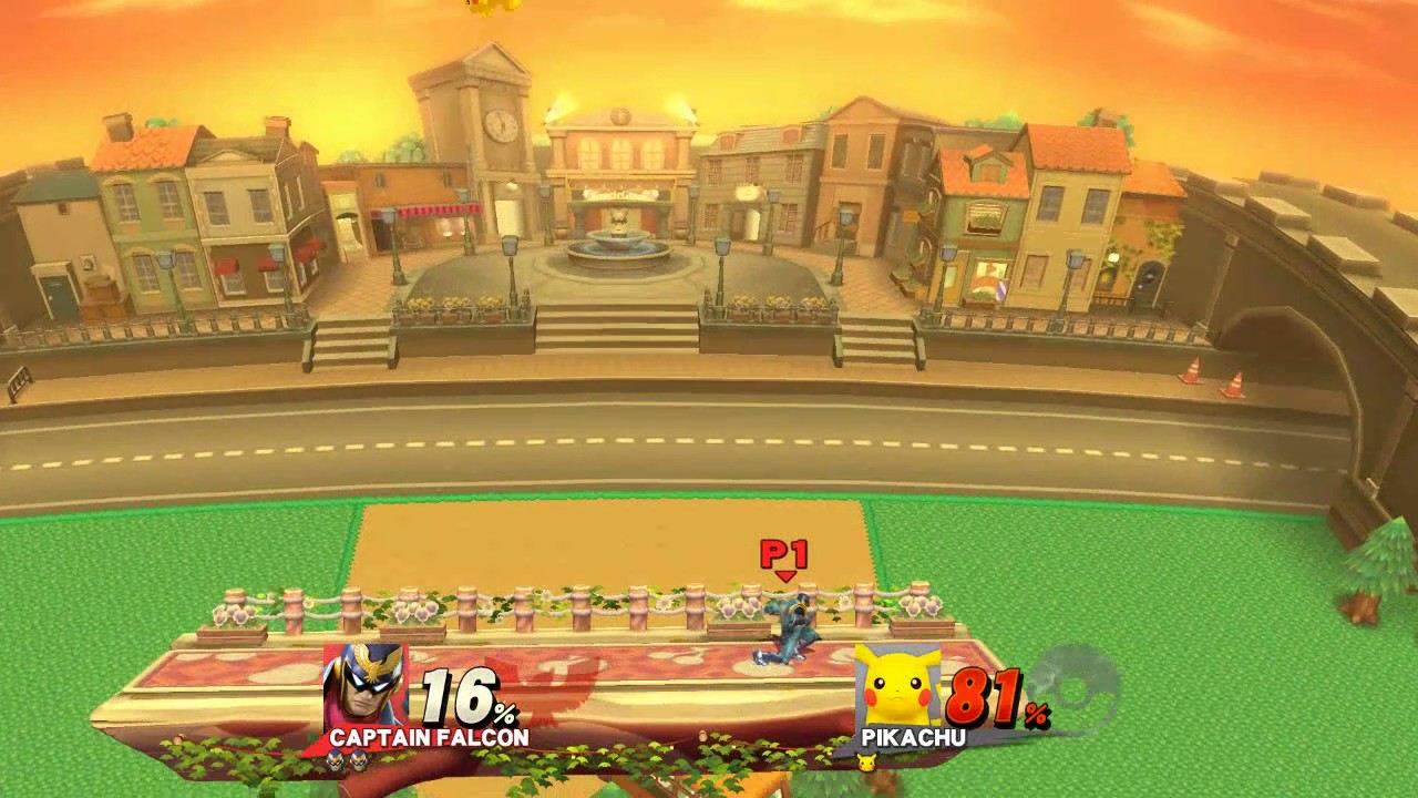 captain falcon vs. pikachu