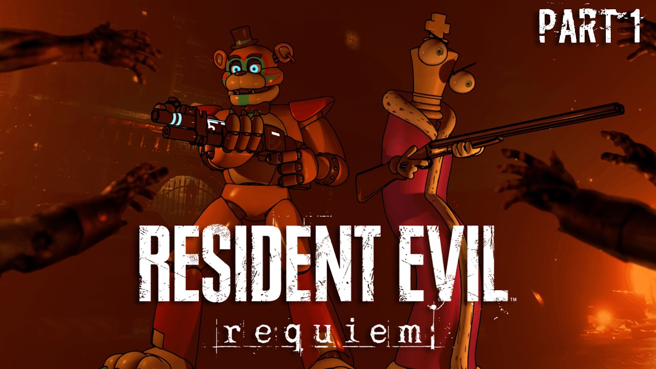 Glamrock Freddy & Kinger Face an Undead Nightmare! | RESIDENT EVIL REQUIEM!