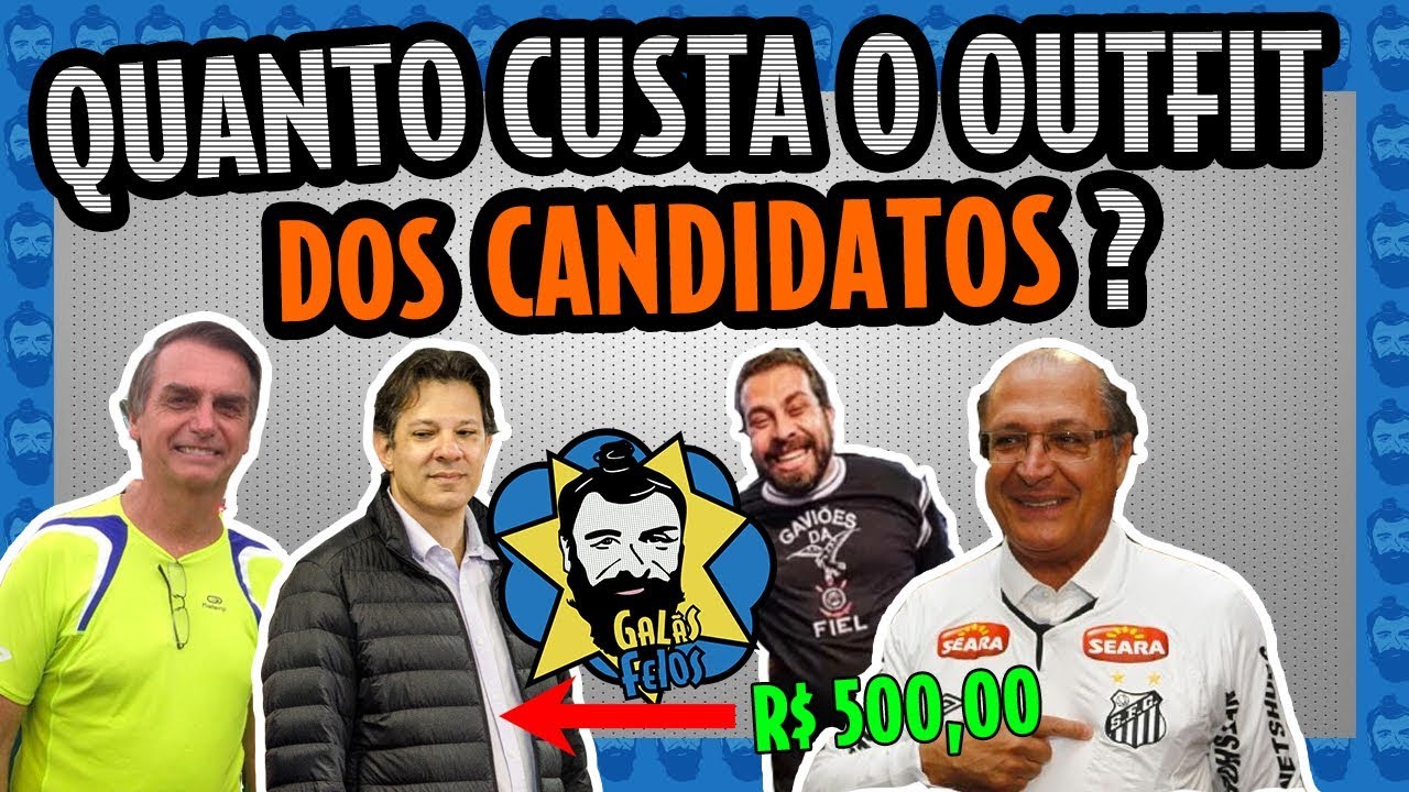 Quanto custa o OUTFIT dos candidatos a presidente? | Galãs Feios