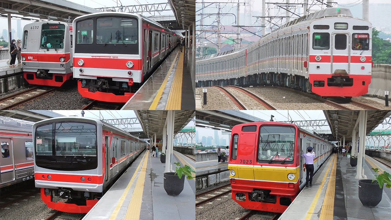 Kompilasi KRL Commuter Line Stasiun Manggarai