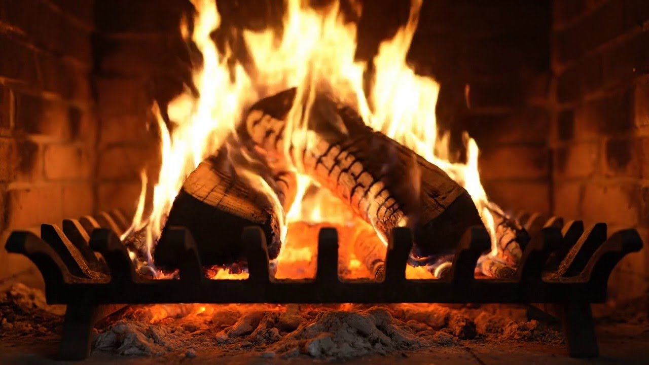 Midnight Piano & Fireplace – Cozy Soft Piano for Calm Nights