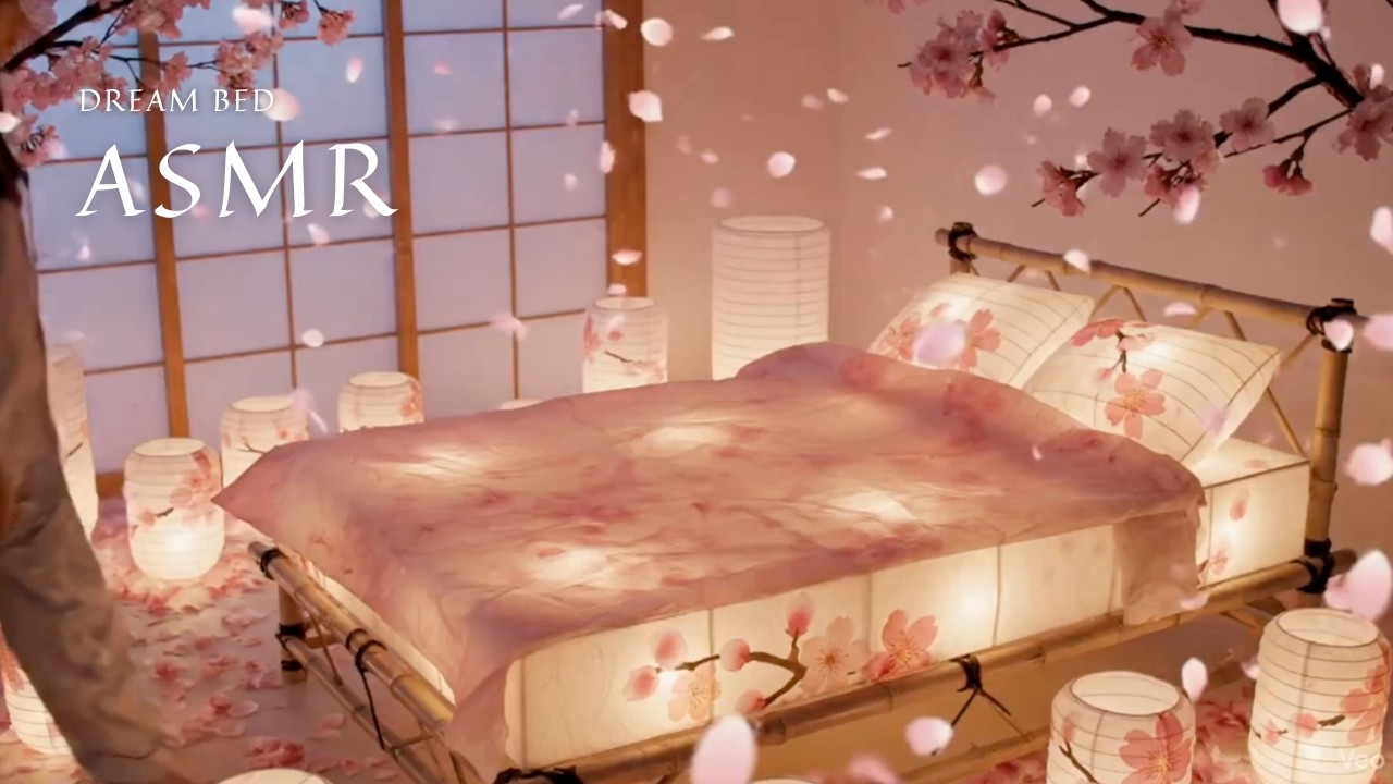 【ASMR】どの幻想ベッドに眠りたい？夢のような和風ベッドを選んで｜癒しと音の世界 Which Dream Bed Would You Sleep In?