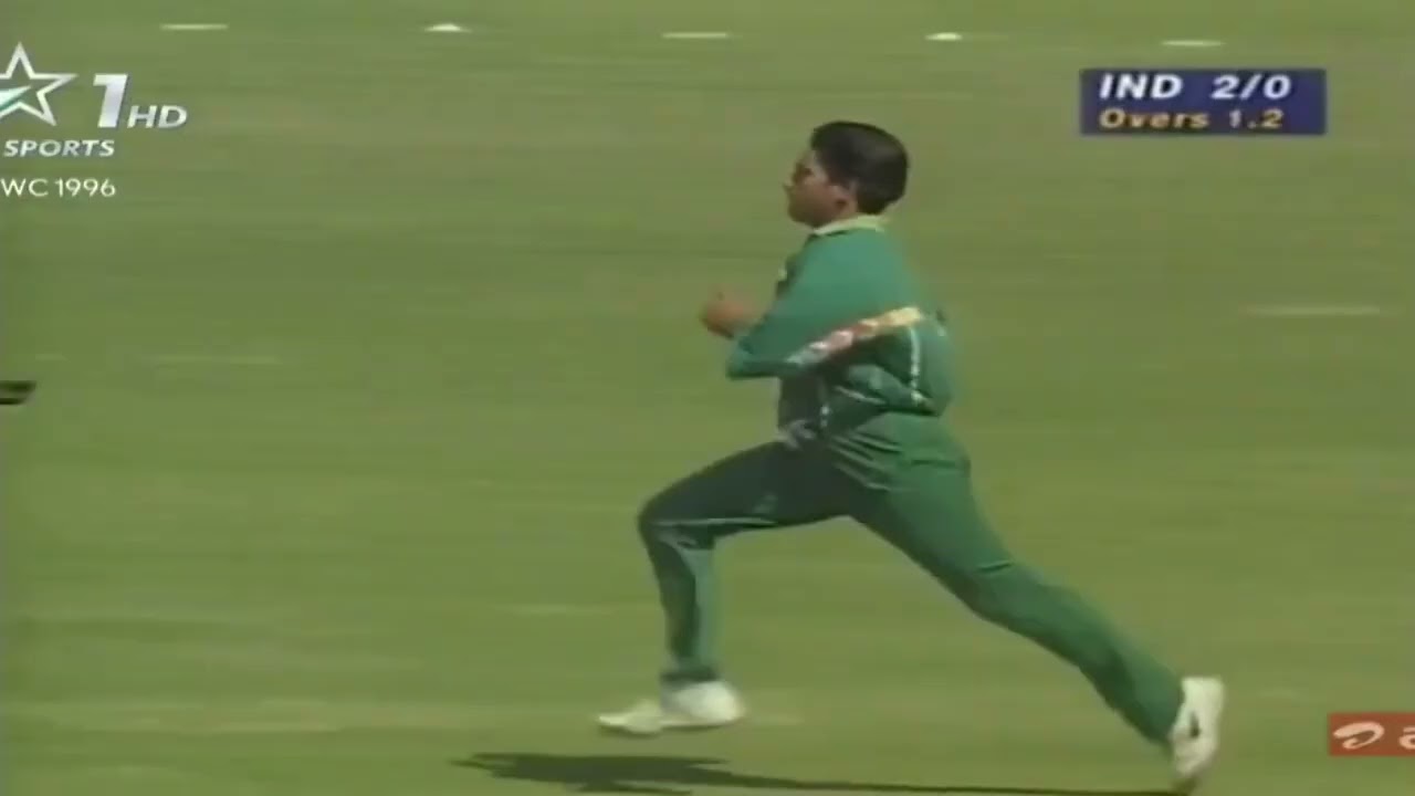 Pakistan vs India Q Final world cup 1996 Full match 