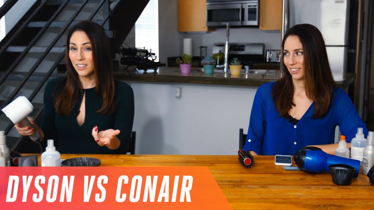 Dyson Supersonic hairdryer vs. regular Conair