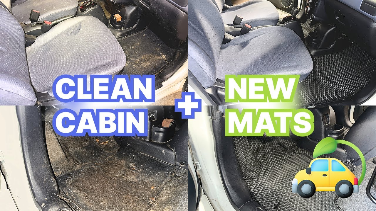 Electric Car Interior Refresh — Clean Cabin & New Mats ⚡️