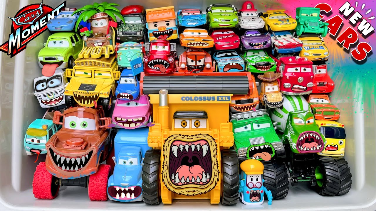 Disney Pixar Cars Unboxing Review | Lightning McQueen, Tow Mater, Doc Hudson, Sally Carrera, Cruz
