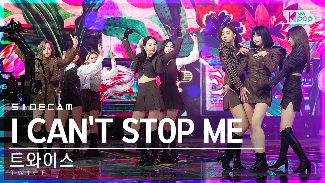 [사이드캠4K] 트와이스 'I CAN'T STOP ME' (TWICE Side FanCam) | @SBS Inkigayo_2020.11.08.