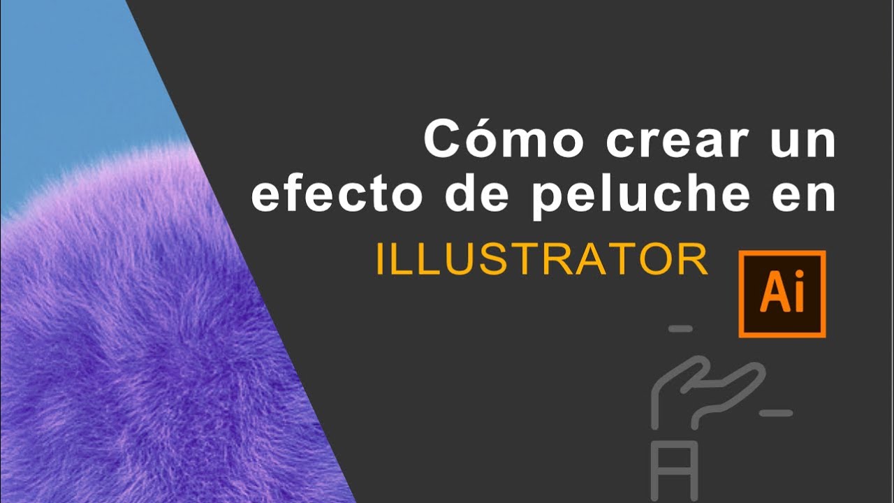 Cómo crear un efecto de peluche en Illustrator