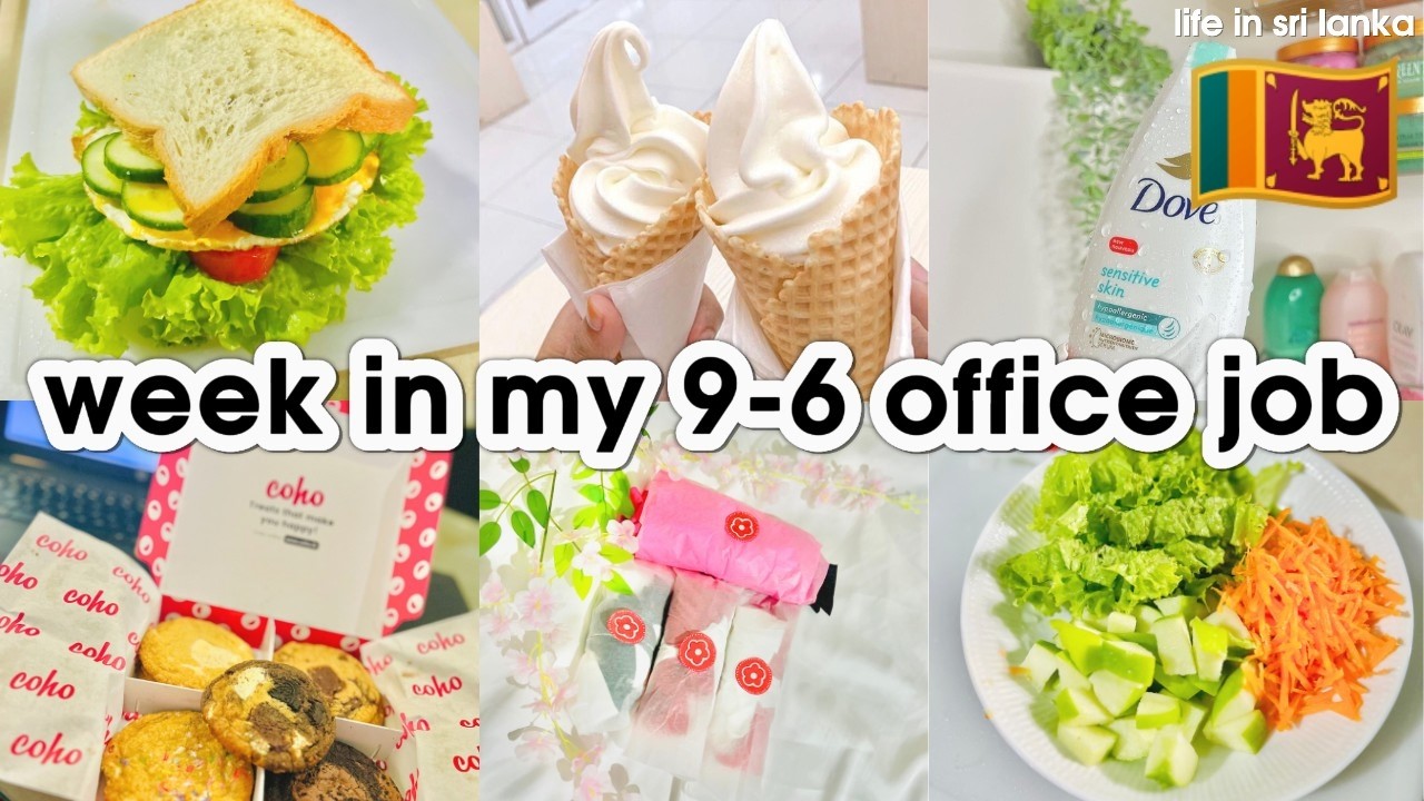 week in my 9-6 office job 🇱🇰🍃| Life in Sri Lanka 🇱🇰 |a day in my life🍃| work vlog sri lanka