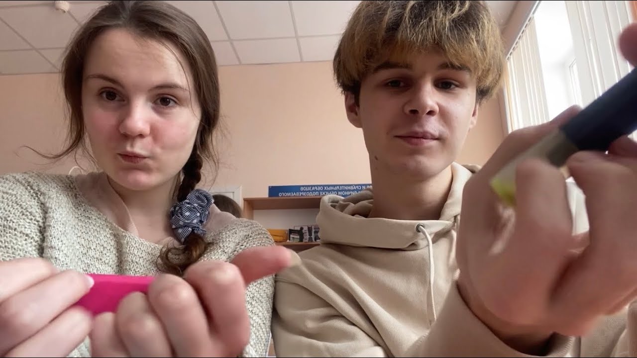 😼спонтанные триггеры и  lofi асмр в колледже с даней😼