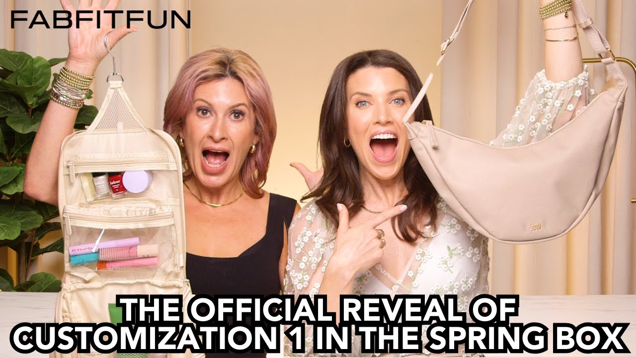 Close-up on Customization 1 | FabFitFun 2025 Spring Box