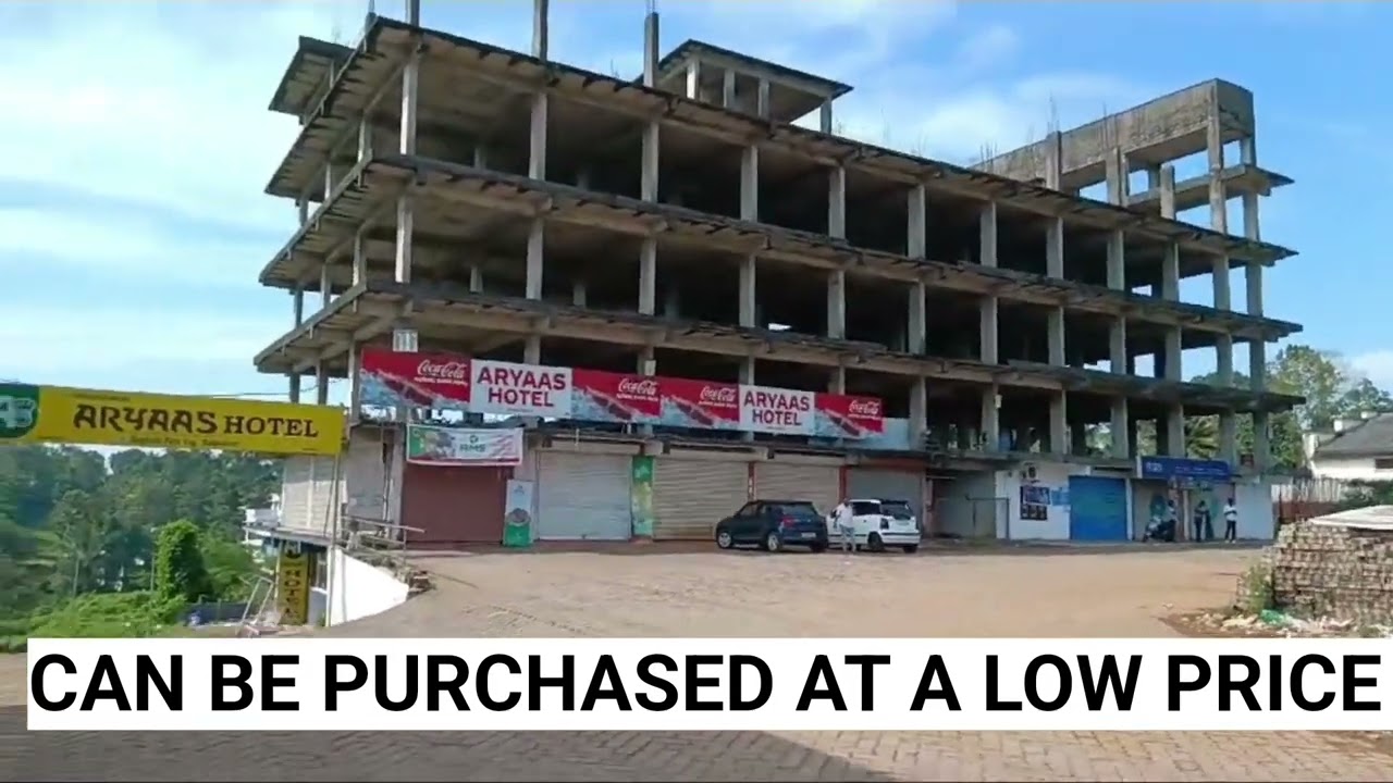 CAN BE PURCHASED AT A LOW PRICE : NEW COMMERCIAL BUILDING FOR SALE   LOCATION  KOTTAYAM DISTRICT