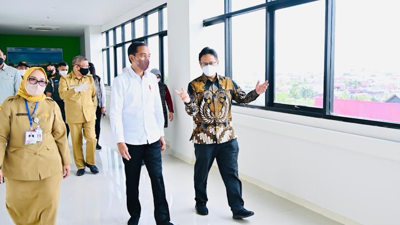 Menteri Kesehatan Mendampingi Presiden Dalam Peresmian RSUD Soedarso, Pontianak