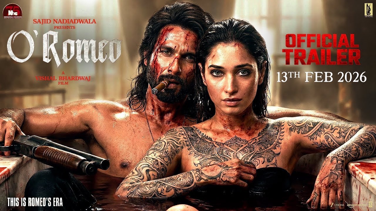 OROMEO - Hindi Trailer | Shahid Kapoor | Tripti Dimri | Tamanna Bhatia | Nana Patekar