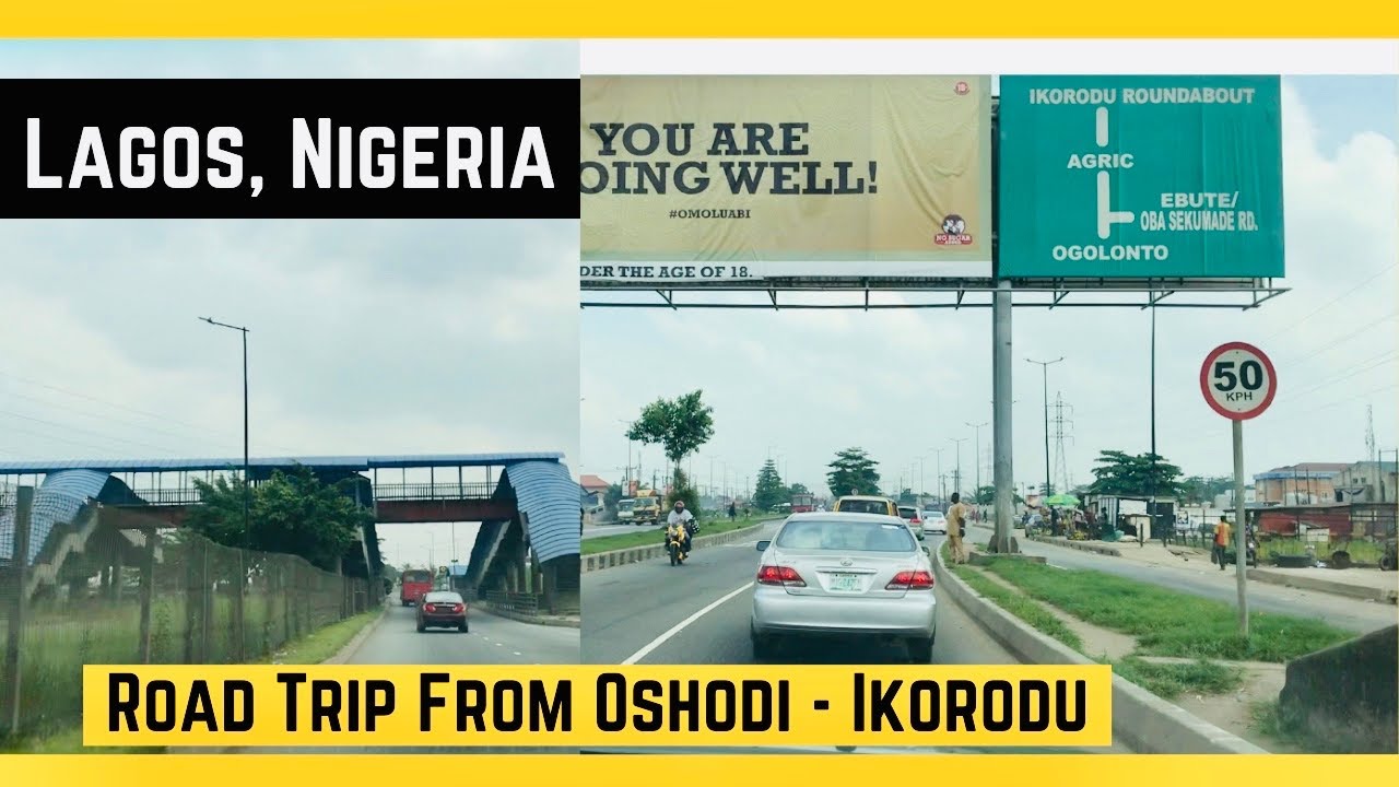 Lagos, Nigeria; Road Trip From Oshodi - Ikorodu(Ogolonto)
