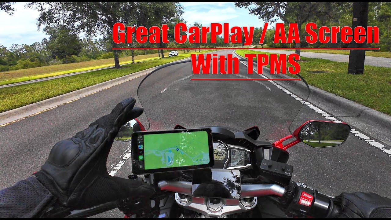 ZHNN L300 Motorcycle Carplay Dash Unit With TPMS Full Review