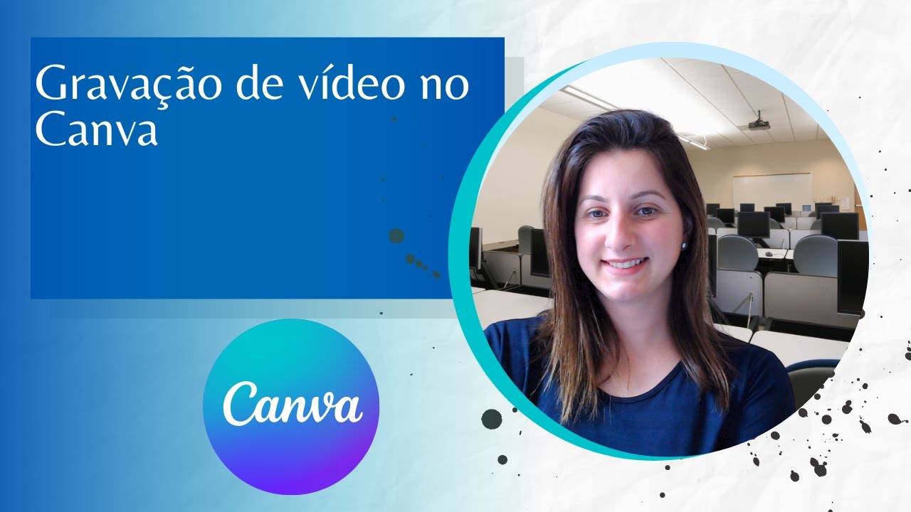 Gravar um vídeo com compartilhamento de tela, microfone e Webcam no Canva For Education