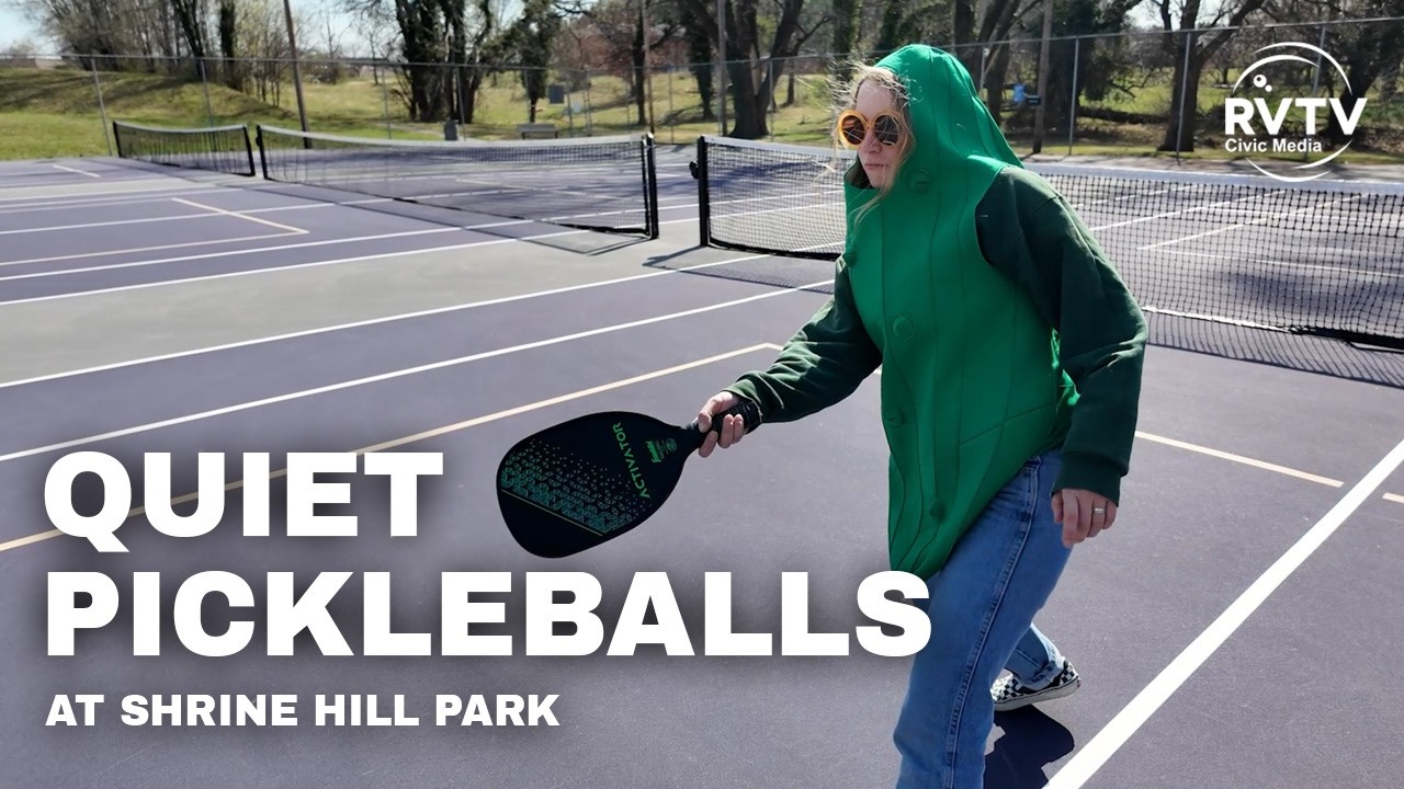 Quiet Pickleballs at Shrine Hill Park