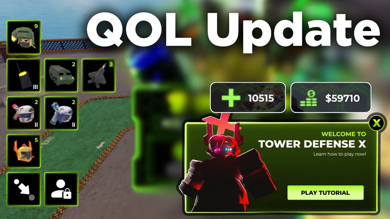 TDX New QOL Update (Tutorial Mode, Ability Hotbar, More) | Roblox TDX