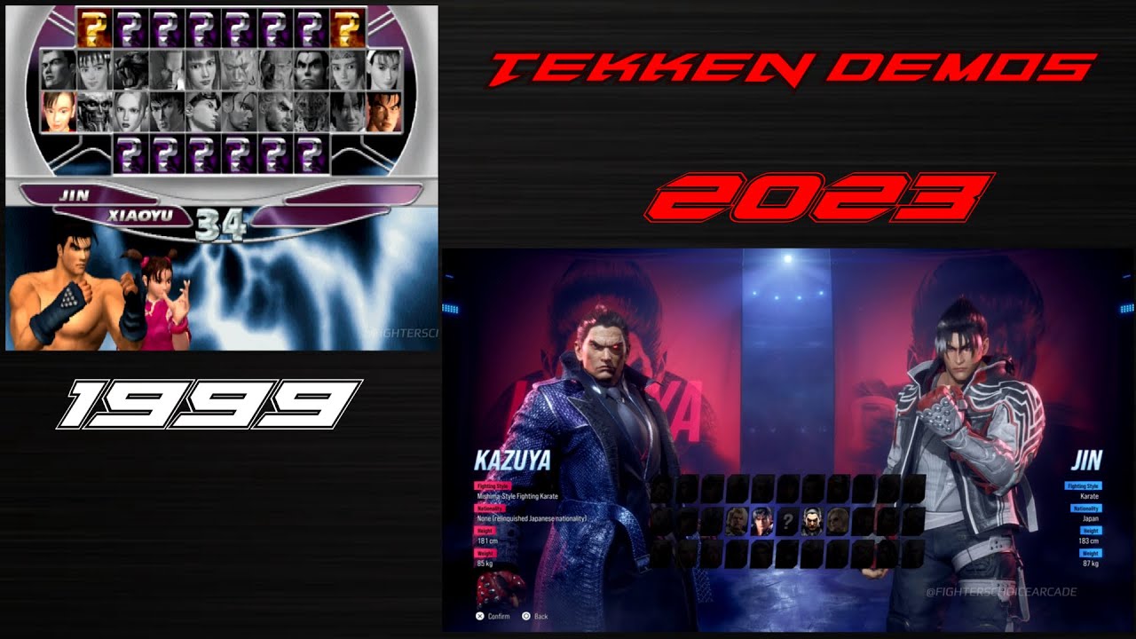 TEKKEN GAME DEMOS 1999-2023