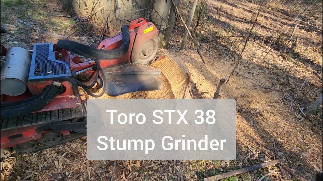 TORO STX-38 Stump Grinder Practice