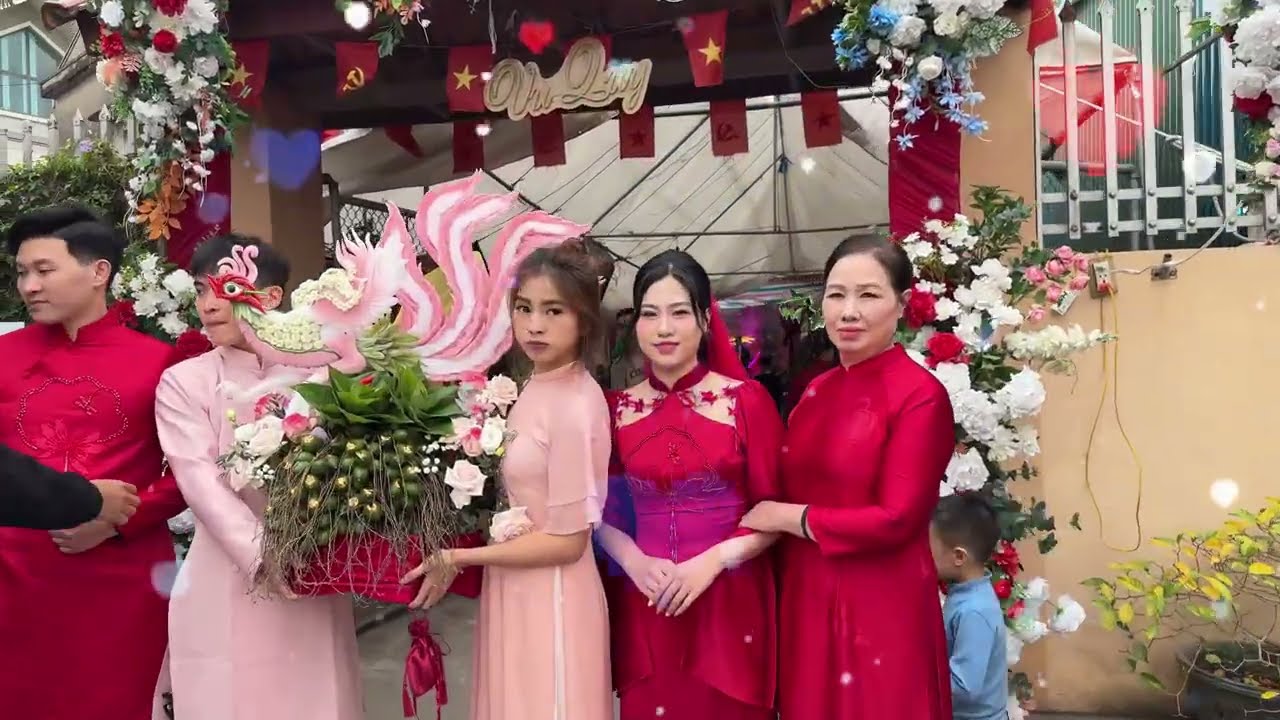 LỄ ĂN HỎI PHÚC NGHĨA VÀ BÍCH THỦY HẢI DƯƠNG