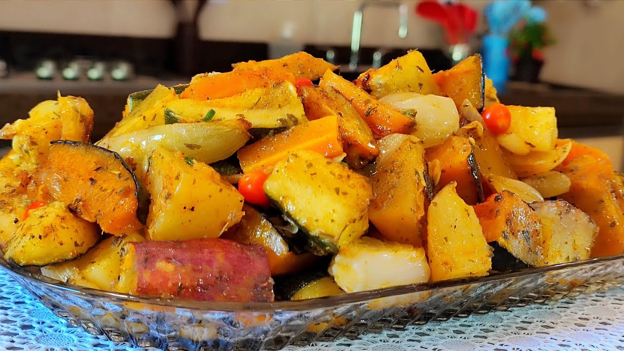 Seus LEGUMES ASSADOS pra SEMANA INTEIRA saudável e SABOROSO