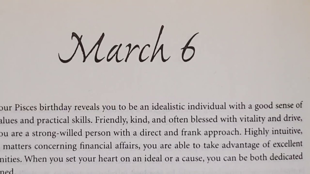 Is March 6th your birthday? Personalized Astrology and Numerology Reading, Pisces Sun Sign Reading