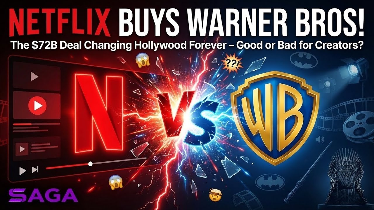 Netflix покупает Warner Bros.: сделка на сумму более 82 миллиардов долларов – хорошо для зрителей...