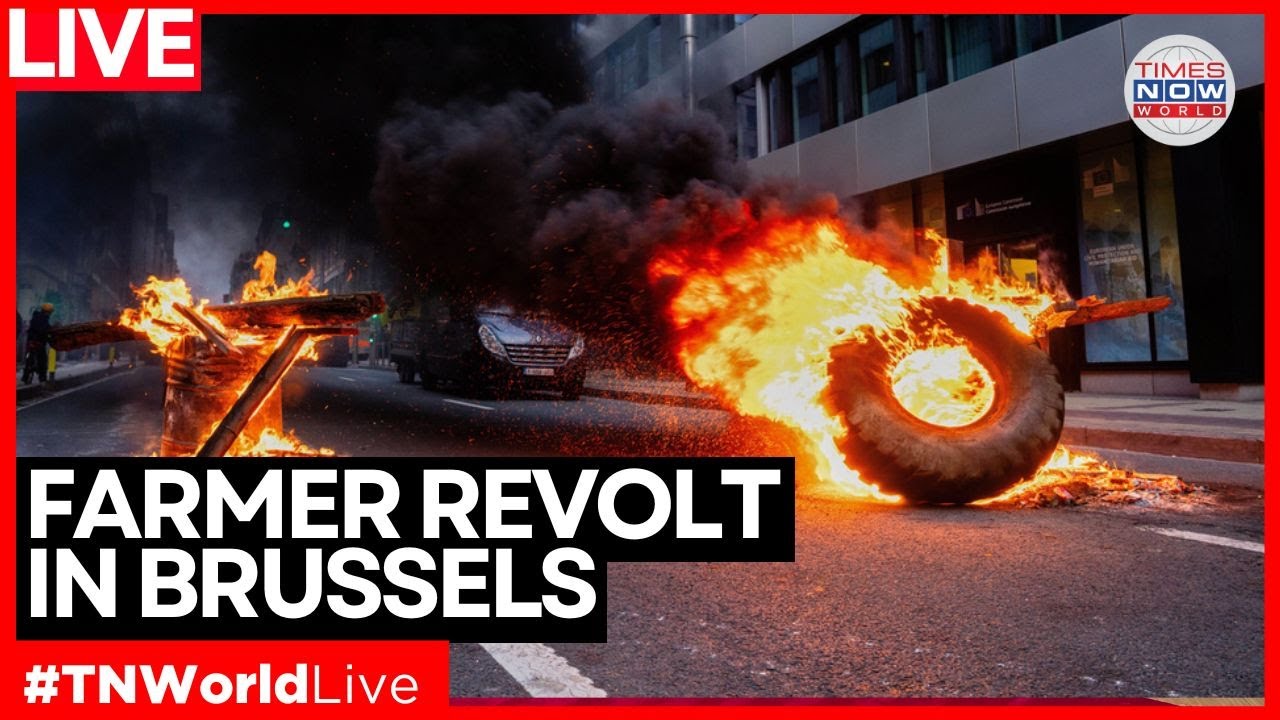 BRUSSELS FARMERS PROTEST LIVE | 10,000 Farmers Rally Against EU Mercosur Deal&nbsp;&&nbsp;CAP&nbsp;Reforms