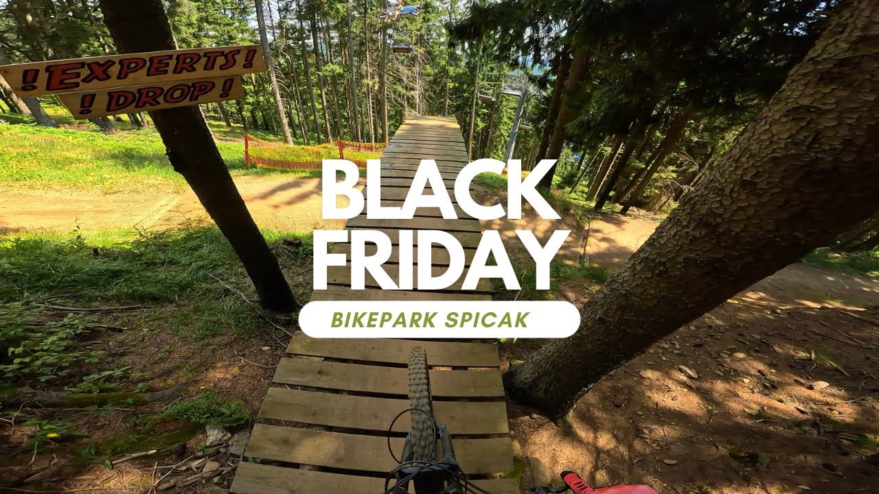Black Friday Freeride Line Bikepark Spicak Tschechien 🇨🇿  Level Red full run POV RAW