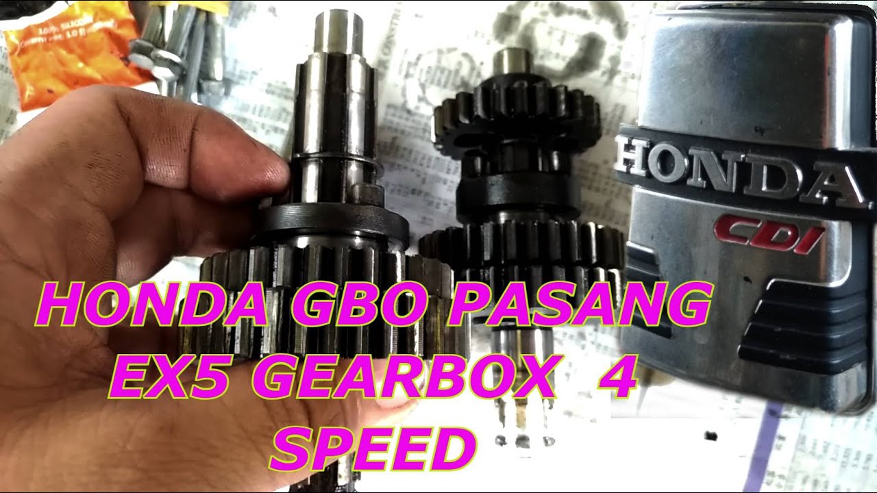 Honda GBO pasang EX5 gearbox  4 speed