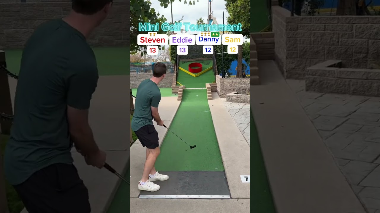 Турнир по мини-гольфу, ПОЛНЫЙ РАУНД (НАПРЯЖЕННЫЙ ТУРНИР!) Новый игрок — Golfland Sunsplash Mesa, ...