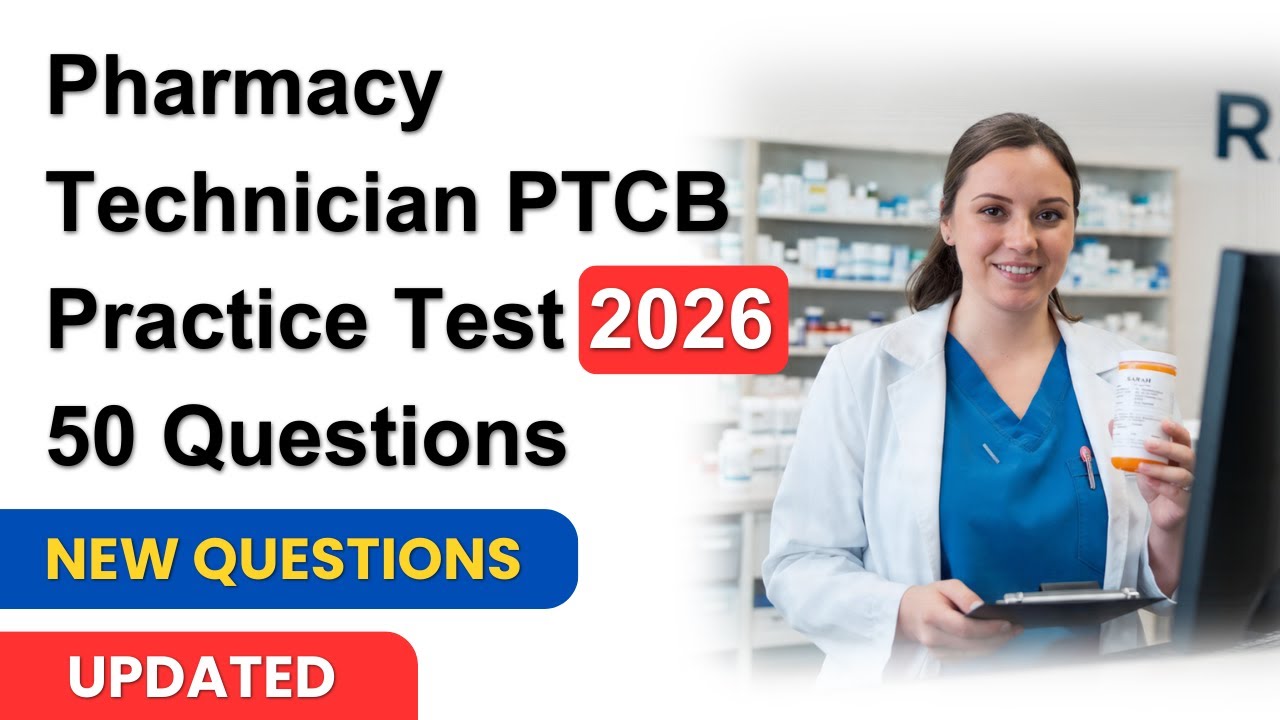 Практический тест PTCB для фармацевтов-техников 2026 | Обновлено: 50 обязательных вопросов