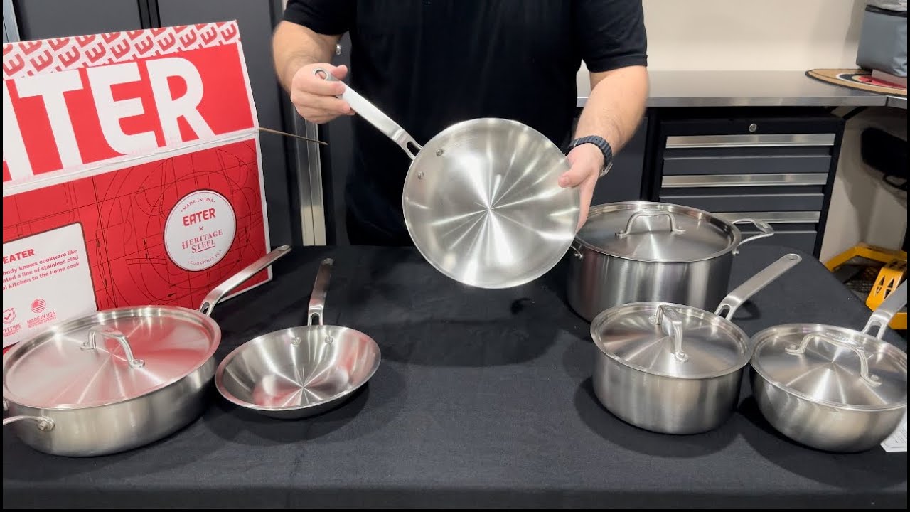 Heritage Steel Unboxing ~ 10 Piece Cookware Set ~ Made in the USA Stainless Steel