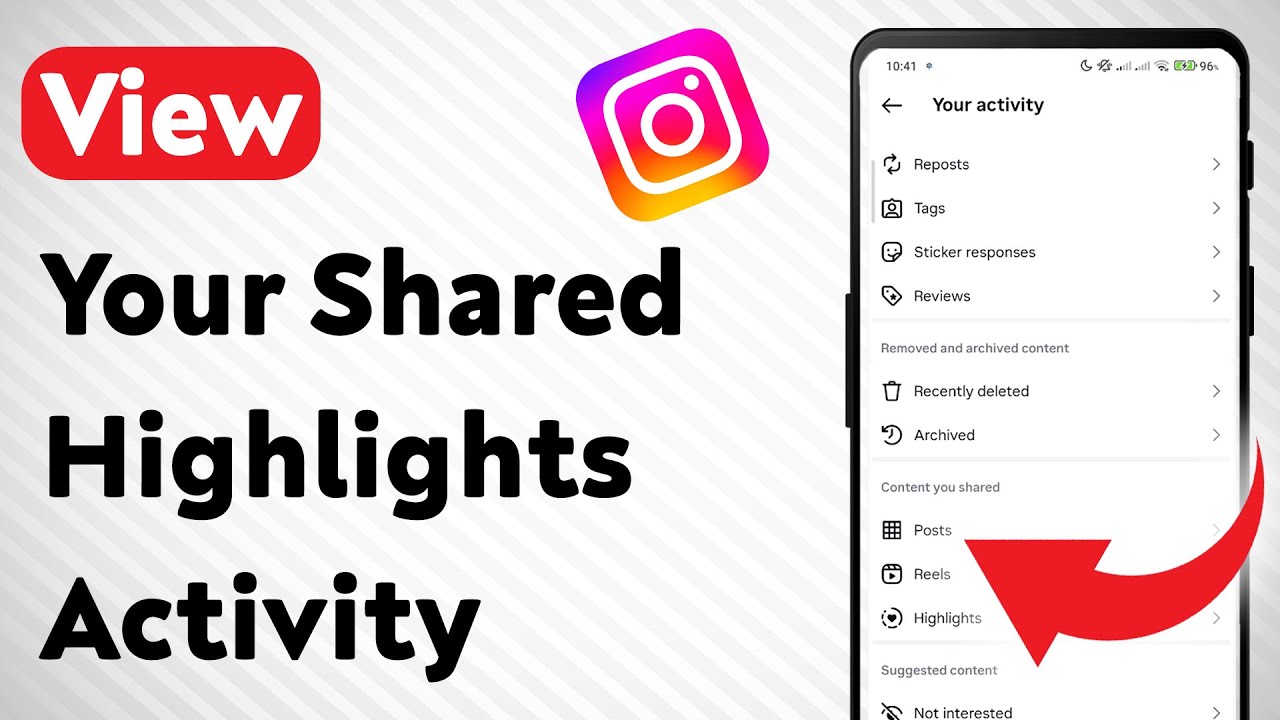 How To View Your Shared Highlights Activity On Instagram (Updated)