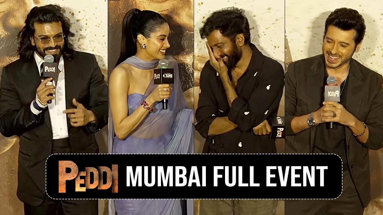 FULL VIDEO: Peddi Trailer Takeover Event | Ram Charan | Janhvi Kapoor | Buchi Babu Sana | News Buzz