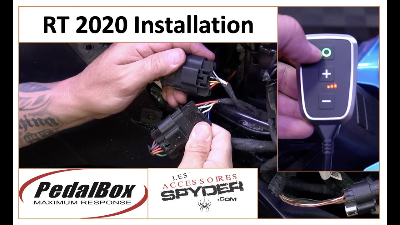 Installation du Pedal Box sur un Can Am Spyder RT 2020 - La Spyder Shop