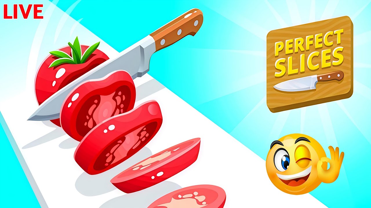 🍎 Perfect Slices Gameplay 🤤#shorts #shortslive #gaming