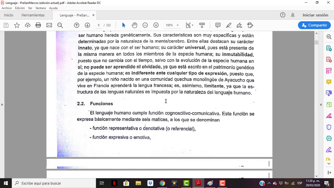 CLASE VIRTUAL N&deg; 1 LA COMUNICACI&Oacute;N Y EL LENGUAJE (TEOR&Iacute;A)