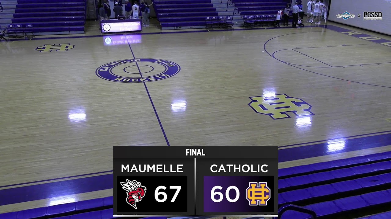 Varsity Boys Bball - Maumelle Hornets at Catholic Rockets