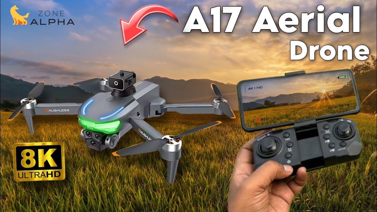 A17 AERIAL DRONE ✈️ | BRUSHLESS DRONES KA BAAAP 🔥🔥 FULL Review VIDEO