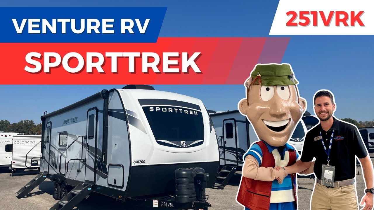 2025 Venture RV Sporttrek 251VRK | LITE WEIGHT LUXURY TRAVEL TRAILER!!